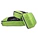 Hopsooken Packing Cubes System - 3 Pieces Sets Travel Luggage Packing Organizers (Green)