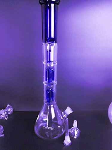 Double Layers Top GLASS 12 Inch18.8mm Glass Oil Burner