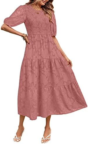 Amazon Womens Summer Dresses Size 18 Maxi Dress Elegant Casual