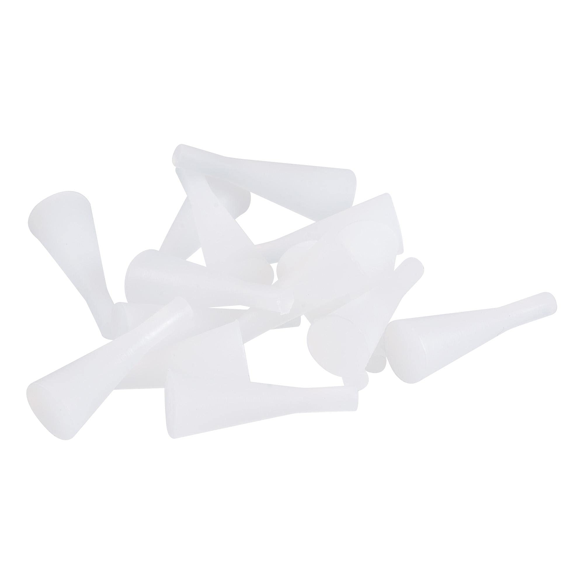 sourcing map 1/8" to 5/16" Solid Silicone Rubber Tapered Plug for Powder Coating, Painting, Anodizing, Plating, Sandblasting 50pcs