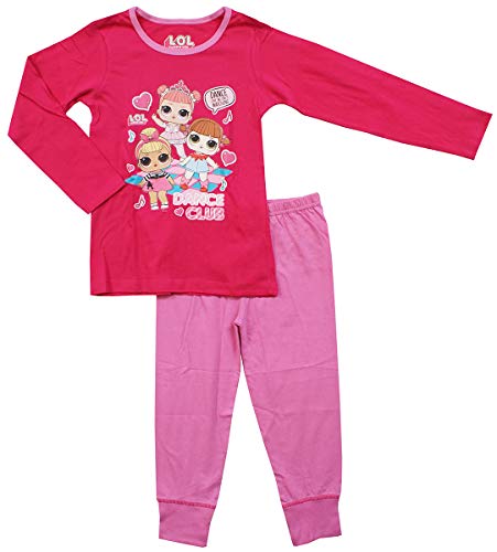 LOL Surprise Girls Official Dance Club Dolls Sis Swing Pyjamas Pink Sizes from 4 to 10 Years