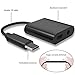 USB C to 3.5mm Headphone Adapter with Fast Charging Compatible for Pixel 3 3XL 2 2XL, Galaxy Note 10/10+, iPad pro 2018, HTC, Essential Phone,Xiaomi and More USB C Devices(Not for Moto and OnePlus)thumb 3