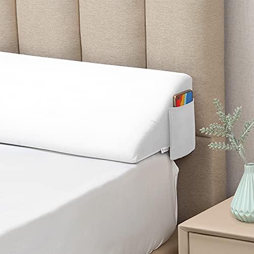 Vekkia Full Size Bed Wedge Pillow Gap Filler/Headboard Pillow/Mattress