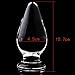 AKStore Crystal Glass Butt Plug Adult Toys Sex Toys G-spot Stimulator Crystal Glass Pleasure Wand Anal Plug for Couple(1 Style)