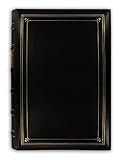 Pioneer Photo 204-Pocket Ring Bound Photo Album for 4 by 6-Inch Prints, Black Bonded Leather with Gold Accents Cover