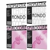 Thomastik-Infeld Spirocore Tungsten &amp; Rondo Cello Strings 4/4 Full Set SPI-RONDO | Rondo A &amp; D Strings | Spirocore Tungsten G String &amp; Single C-String