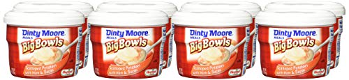 DINTY MOORE Big Microwaveable Bowl, Scalloped Potatoes and Ham, 15 Ounce (Pack of 8)