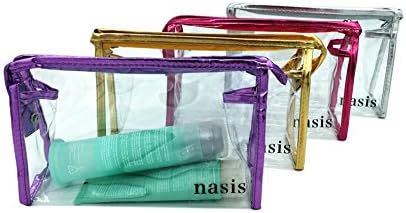 Nasis Multi-functional Portable Waterproof Clear Cosmetic Makeup Bag Case Travel Organizer Toiletry Wash Bag AH8007 (1)