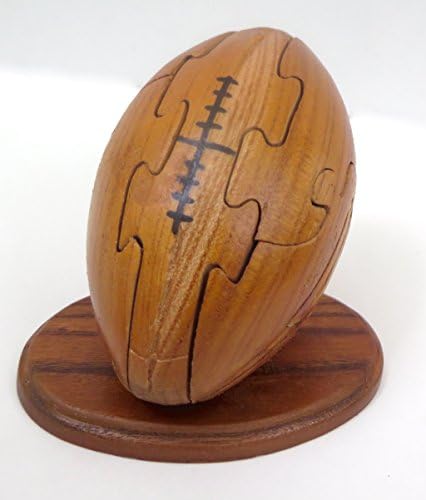 Football SOLID WOOD, Football puzzle. A neat accent piece for T V of man cave room.