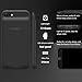 iPhone 7 Battery Case Atree Ultra Slim Protective Charger Case Portable Rechargeable Battery Backup Charger Support Original Lightning Jack Earphone With Storage Extended max 256GB-4.7inch Black