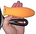 Crucible Cookware Silicone Hot Handle Holders 3-Pack Mixed (Orange)
