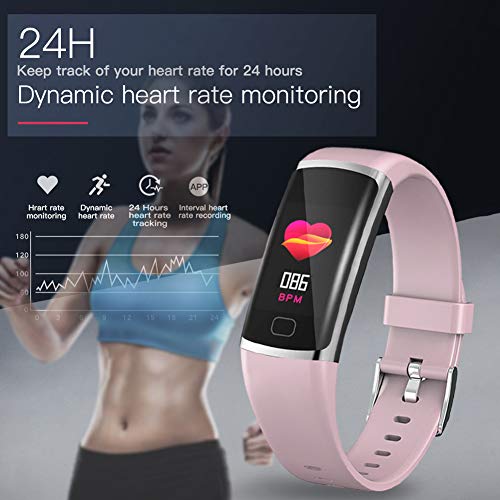 HuaWise Fitness Tracker, Waterproof Activity Tracker with Heart Rate