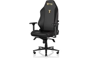 Secretlab Titan Evo Stealth Gaming Chair - Reclining, Ergonomic & Comfortable Computer Chair with 4D Armrests, Magnetic Head Pillow & 4-Way Lumbar Support - Black - Leatherette