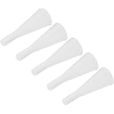 MECCANIXITY Silicone Rubber Tapered Plug 3mm to 8mm Solid White for Powder Coating, Painting, Anodizing, Plating, Sandblasting, Laboratory Use 20 Pieces