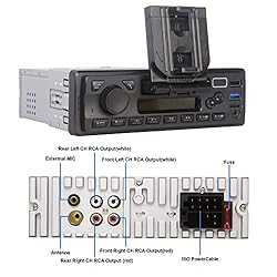 LXKLSZ Car Stereo with Bluetooth Single Din with