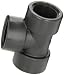 Banjo TEE125 Polypropylene Pipe Fitting, Tee, Schedule 80, 1-1/4" NPT Female primary