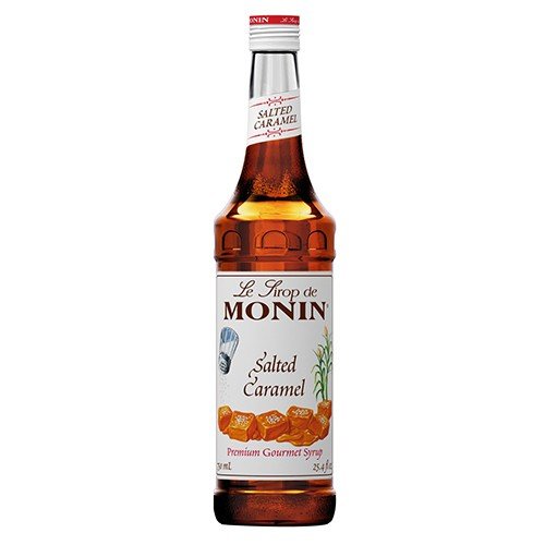 Monin Salted Caramel Coffee Syrup 1 Litre Plastic Bottle Costa