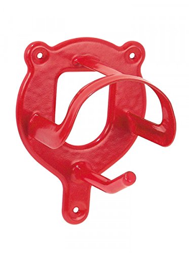 PFIFF 001109 Bridle Holder with Additional Hooks Powder-Coated Metal Open Top