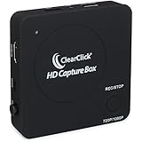 ClearClick HD Capture Box - Capture Video From Gaming Devices &amp; HDMI Sources (No Computer Required)