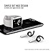AhaStyle 3 Pairs AirPods Ear Hooks Cover Silicone Accessories Compatible with Apple AirPods and EarPods Headphones(Black)