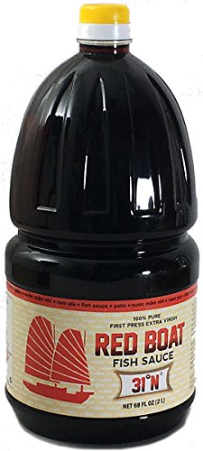 Red Boat Fish Sauce 31N, Restaurant-Size 68 Oz (2 Liter) Bulk Bottle