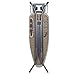 Household Essentials Household essentials 9718401 wide top 4leg mega ironing board with adjustable height and bonus sleeve board natural cotton cover, 16 Pound