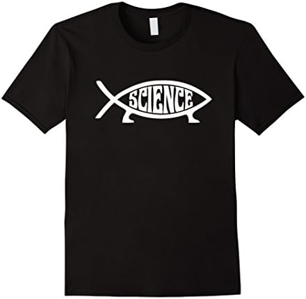 Mens Science Atheist Evolution Funny T-Shirt Medium Black