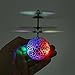 ThinkMax Infrared Sensor Flying Balls Hand Induced Flight with LED Lights, RC Drone Helicopter Ball with LED Shinning Flashing Lighting for Kids, Teenagers