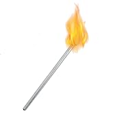 Fire Eating Torch, 14.96Inches Long, Weight 45g, Fire Breathing, Spitting, Blower, Circus, Flow, Dance Prop &ndash; for Festivals &amp; Performances