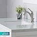 KRAUS Elavo 21-inch Rectangular Undermount White Porcelain Ceramic Bathroom Sink with Overflow, KCU-241