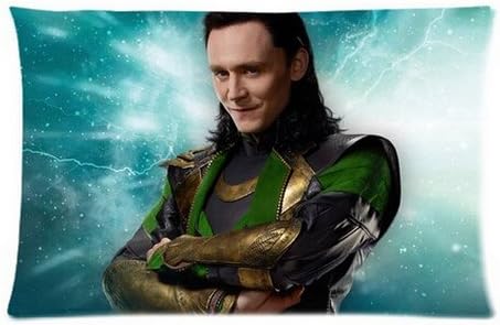 Smiling Loki Pillowcases Custom 16"x24" Two Sides Cool Comfortable Pillow Case