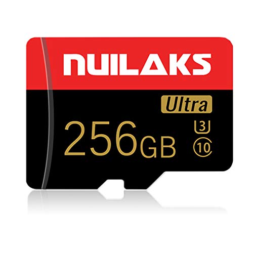 256GB Micro SD Card with SD Adapter Class 10 High Speed Memory Card for