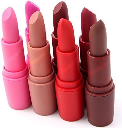 #31-37#New Fashion Color Beauty Red Lips Baton Matte Velvet Lip Stick Waterproof Makeup Pigment Brown Nude Matte Lipstick Pencils