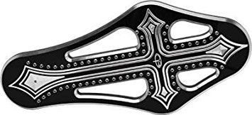 Precision Billet Darkside Rider Billet Floorboards - Black HD-DS-FLOOR-B