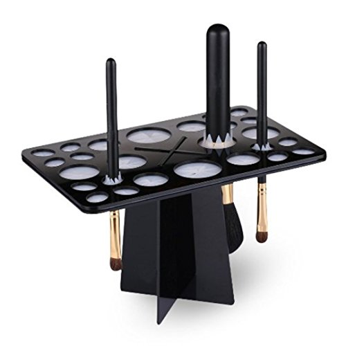 Mily Air Drying Tower Makeup Brush Tree Holder Tower Organizer Rack Cosmetic Tool Holder-28 Mix Size Holes,Folding,Collapsible - Thumbnail 5