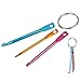 Valar Dohaeris 2 Pieces Mini Keychain Aluminum Crochet Hooks Knitting Needles Tool (3mm,4mm,5mm)