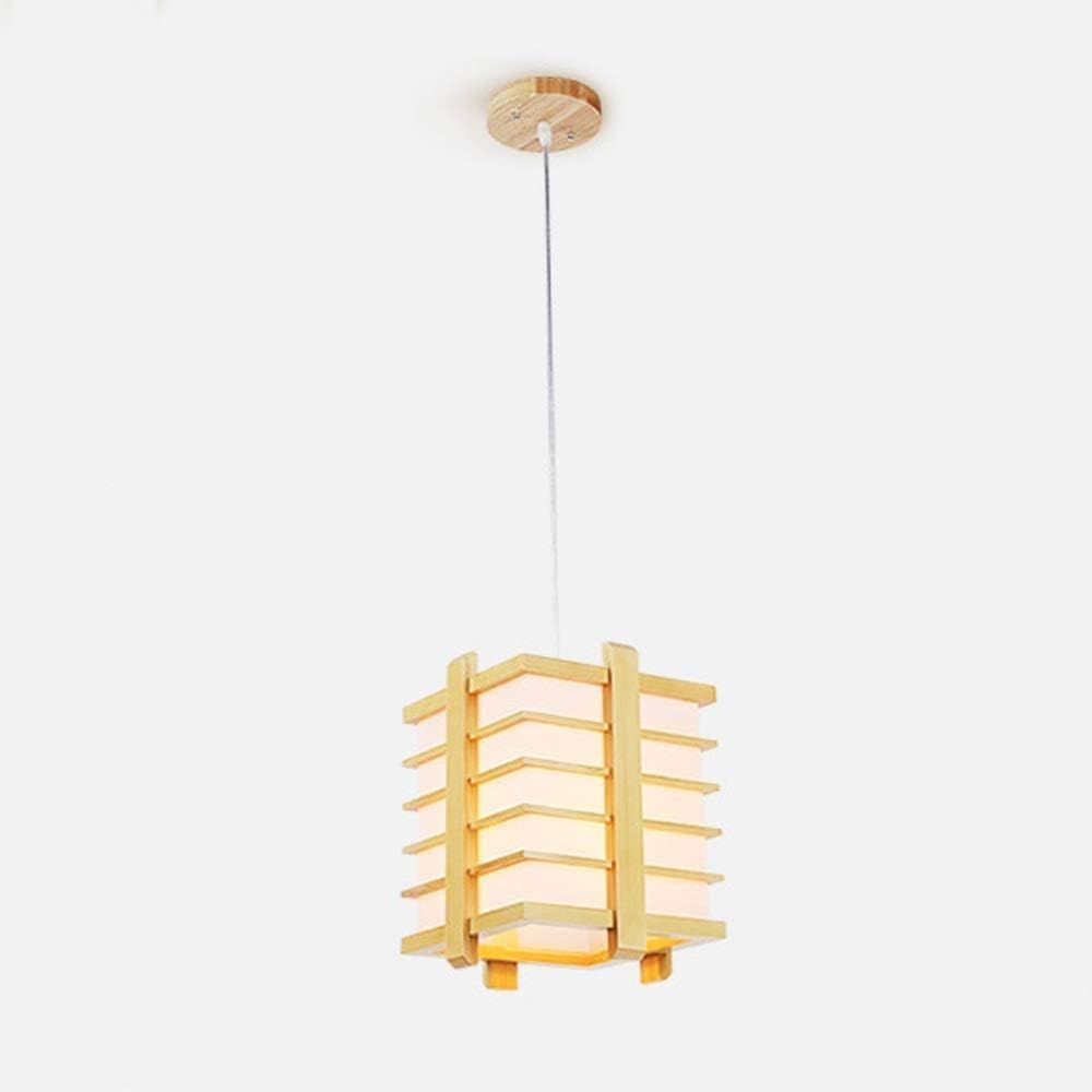 MLL Massivholz Pendelleuchte Einfache japanische Leuchte, DIY Imitation