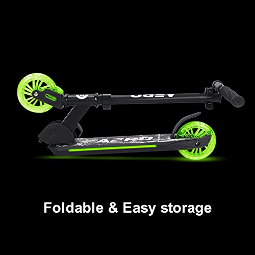 Scostar Aero C2 Kick Scooter for Kids Ages 58, with Dynamic RGB Lights
