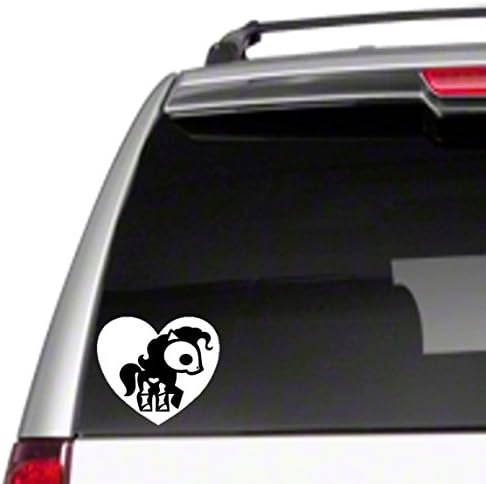 Skelanimal Carrie 5" Car Vinyl Sticker Decal skeleton animal horse animation gift cute i love heartE43