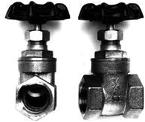 American Granby 515T07 Aluminum Handle Brass Gate 1.5" FPT - 200 PSI Valve
