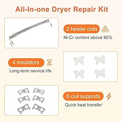 WE11X10007 WE11M23 DCVH515EF0WW Dryer Heating