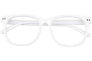 GQUEEN Fake Non Prescription Glasses Clear Lens for Women Men Oversized Frame UV400 Protection, 201581