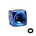 Senzeal 5X Aluminum Dice Valve Caps Tire Air Valve Stem Caps Cover for Car Trunk Bike Bicycle Wheel Blue