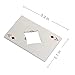 ANPHSIN 6 PCS Novelty Stainless Steel Credit Card Beer Bottle Opener for Your Wallet ( Including 2 Keychain）