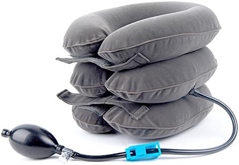 Cervical Neck Traction Device For Neck Shoulder Back Head Pain Relief Inflatable &amp; Adjustable Neck Stretcher for Home Traction Spine Alignment