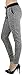 ToBeInStyle Women's Heathered French Terry Jogger Pants -Black/Charcoal- Medium