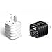 USB Charger, Usb Wall Plug Adapter with 10ft USB 30 Pin Cable for iPhone 4/4s, iPhone 3G/3GS, iPad 1/2/3, iPod (10ft 30 Pin Cable USB Charger Black)