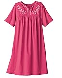 National Embroidered Chambray Dress, Plus