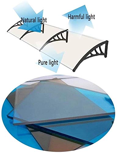 DHFDHD Markise Markise Shelter Garten Außen Fenster Veranda Regen-Schutz-Schutz-Tür-Vordächer Markisen Vorder- und… – Bild 7