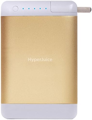 HyperJuice Plug External Battery - Battery - Retail Packaging - Gold